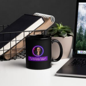 The Interludes Podcast Black Glossy Mug - 11 oz
