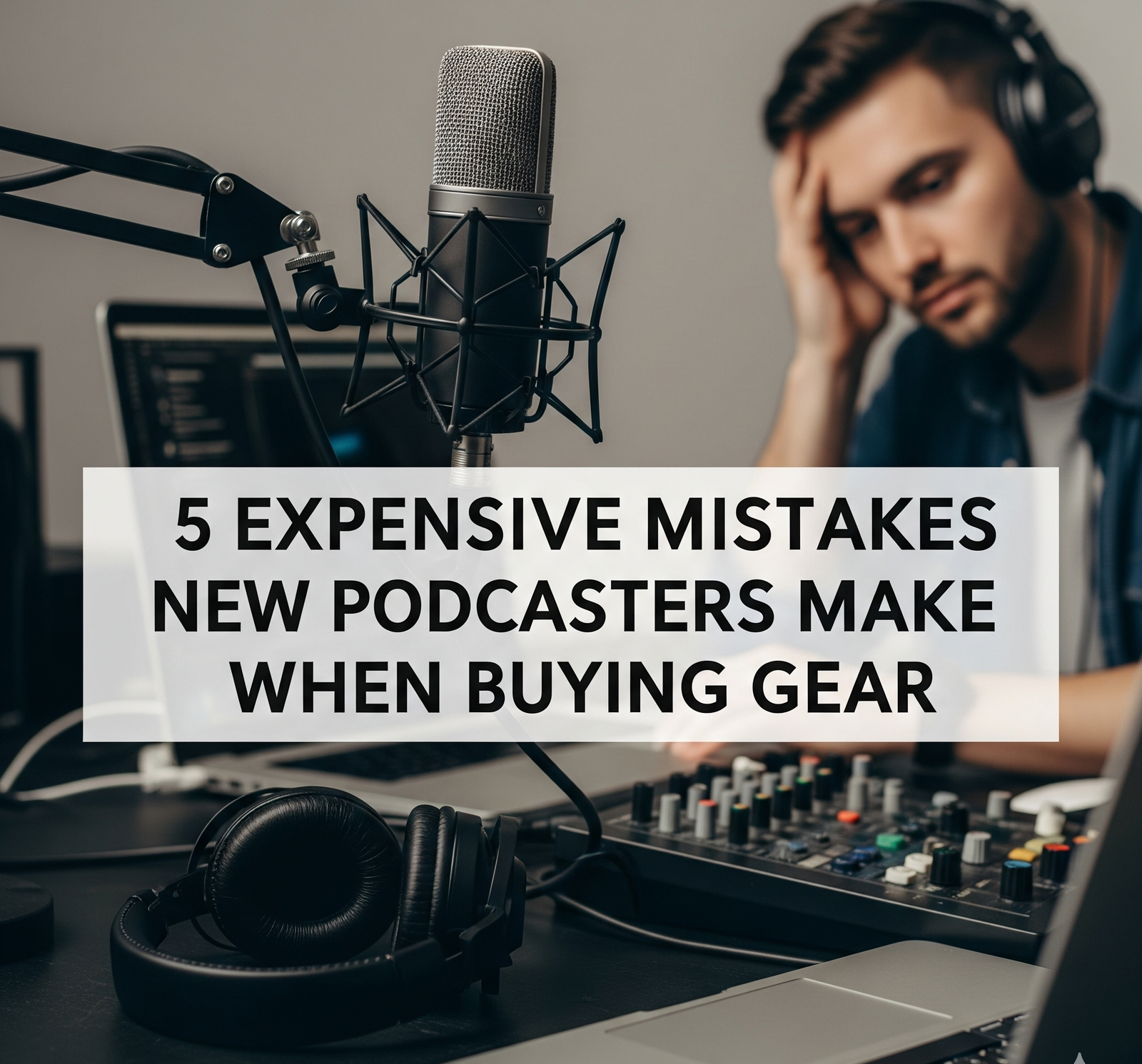 5 Expensive Mistakes New Podcasters Make When Buying Gear