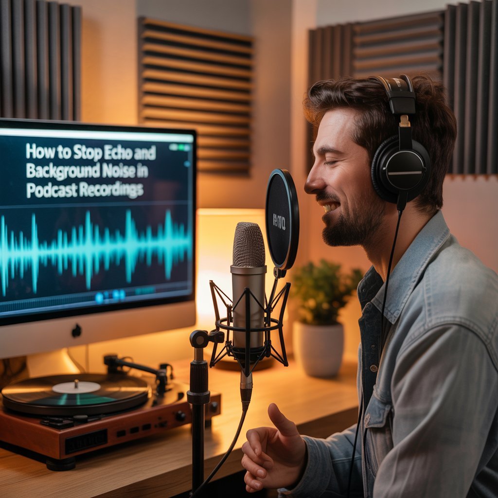 How to Stop Echo and Background Noise in Podcast Recordings