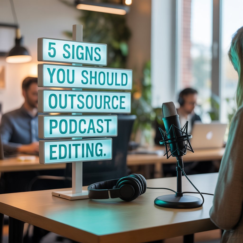 5 Signs You Should Outsource Podcast Editing