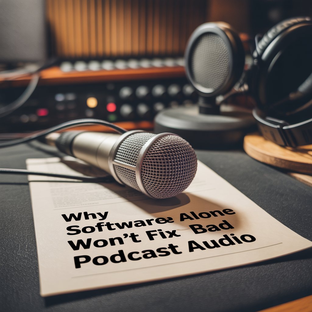 create image Why Software Alone Won’t Fix Bad Podcast Audio