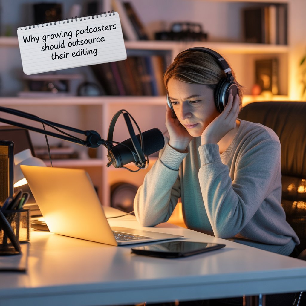 Why Growing Podcasters Should Outsource Their Editing