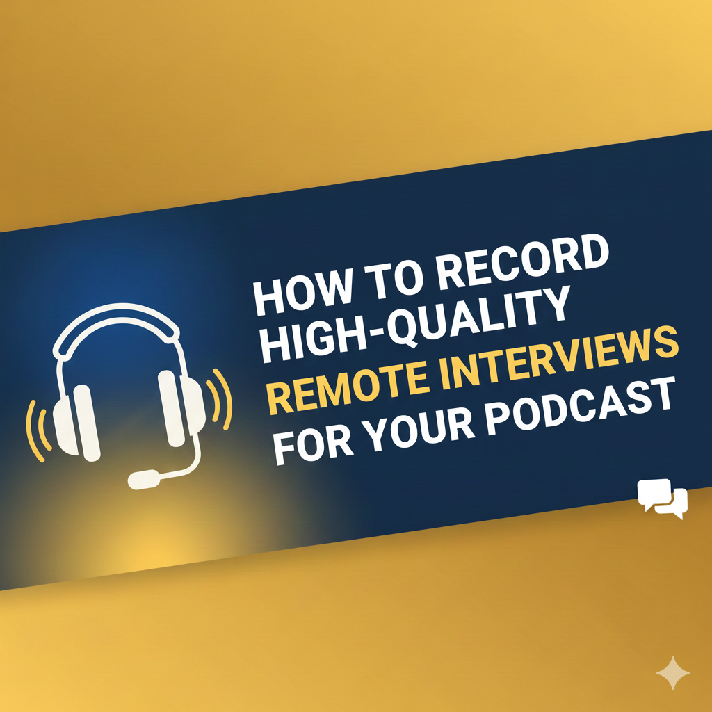 How to Record High-Quality Remote Interviews for Your Podcast